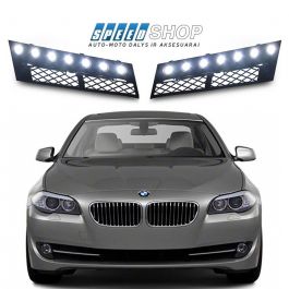 BMW 5 F10 LED dienos šviesos žibintai